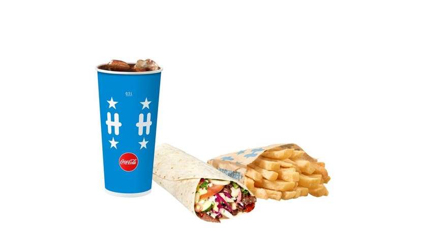 Large Mini Roll Döner Kebab Menu