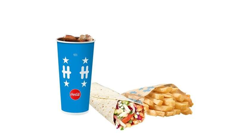 Large Mini Roll Döner Chicken Menu