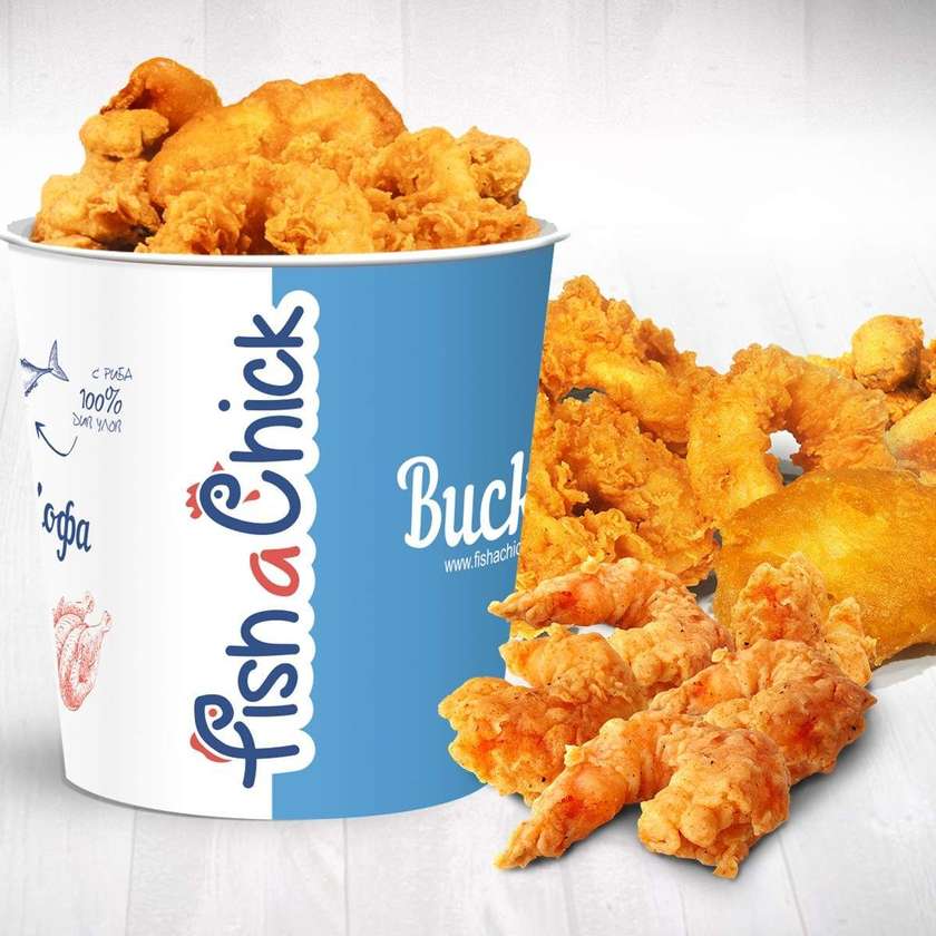 Bucket seafood mix (550g)