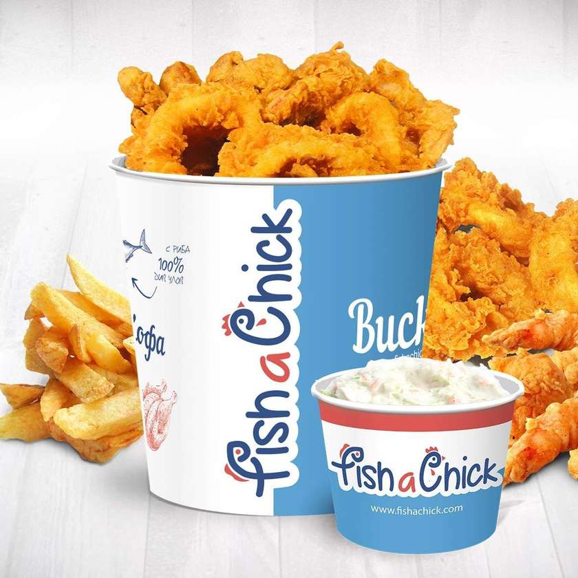 Fish bucket for two 2 (600g)
