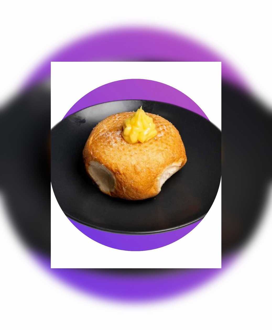 ( VEGAN ) Lemon sugared doughnut 🍋