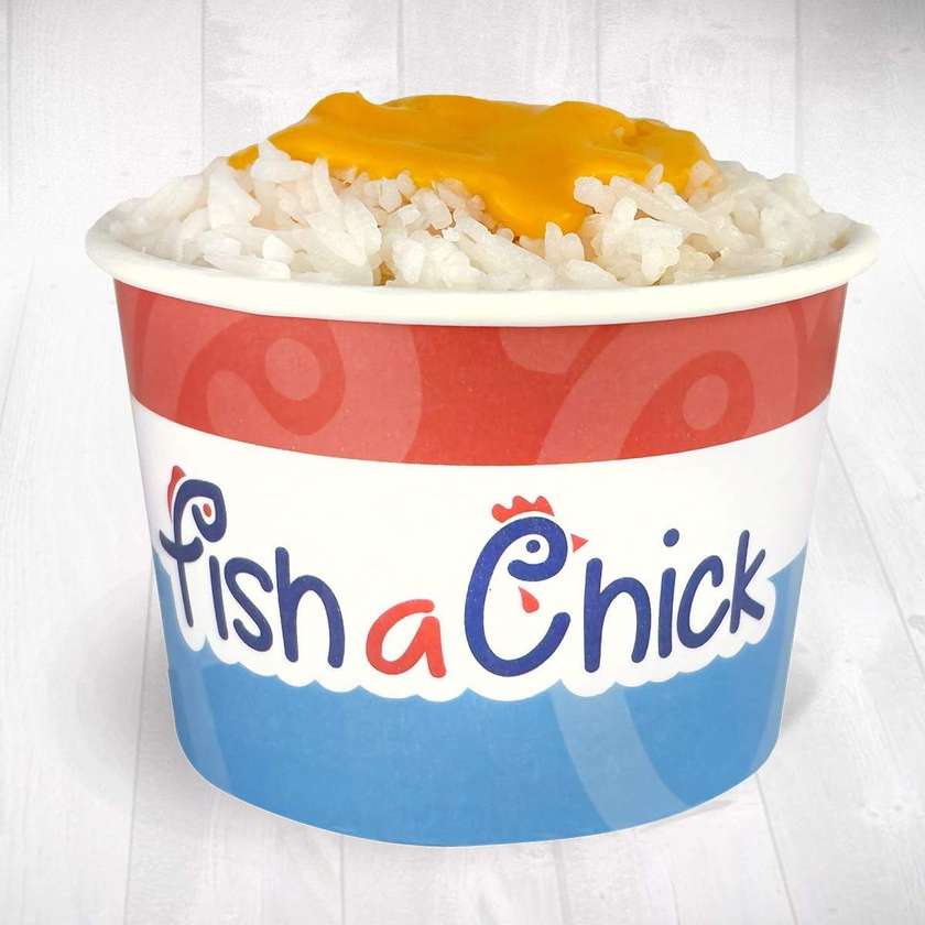 Basmati rice with cheddar sauce (120g)