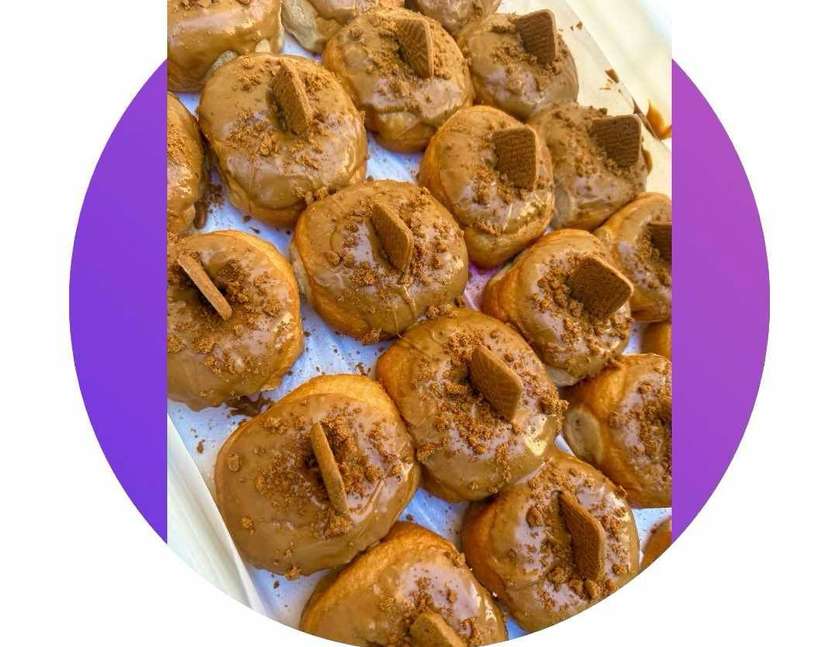 ( VEGAN ) Lotus biscof doughnut 🤎