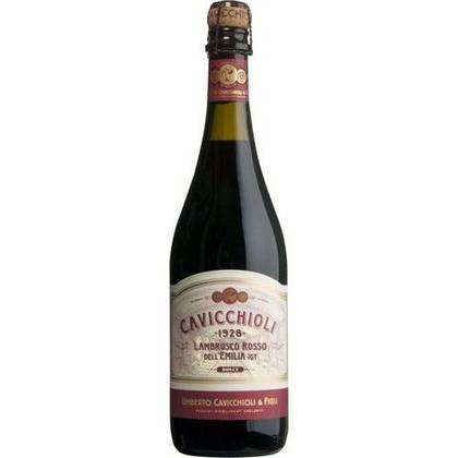 Вино ігр. Cavicchioli Lambrusco Rosso Emilia черв.н/сол. 0.75 л