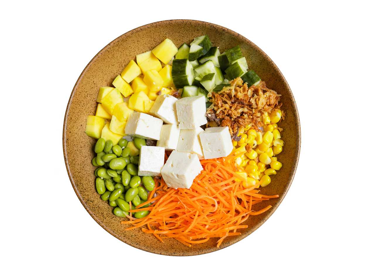Vg1. Poké bowl vegan