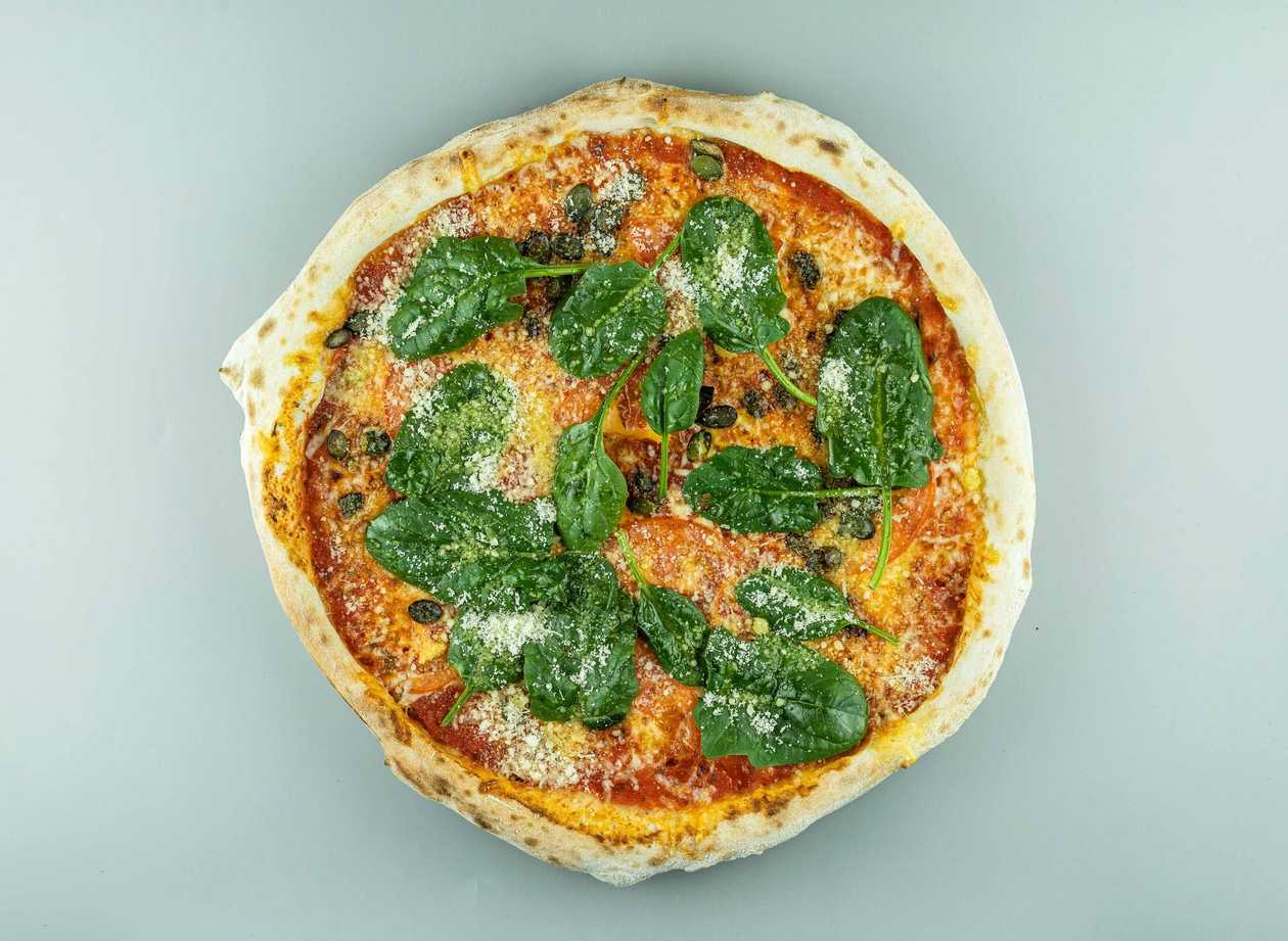 154. Spinach Pizza