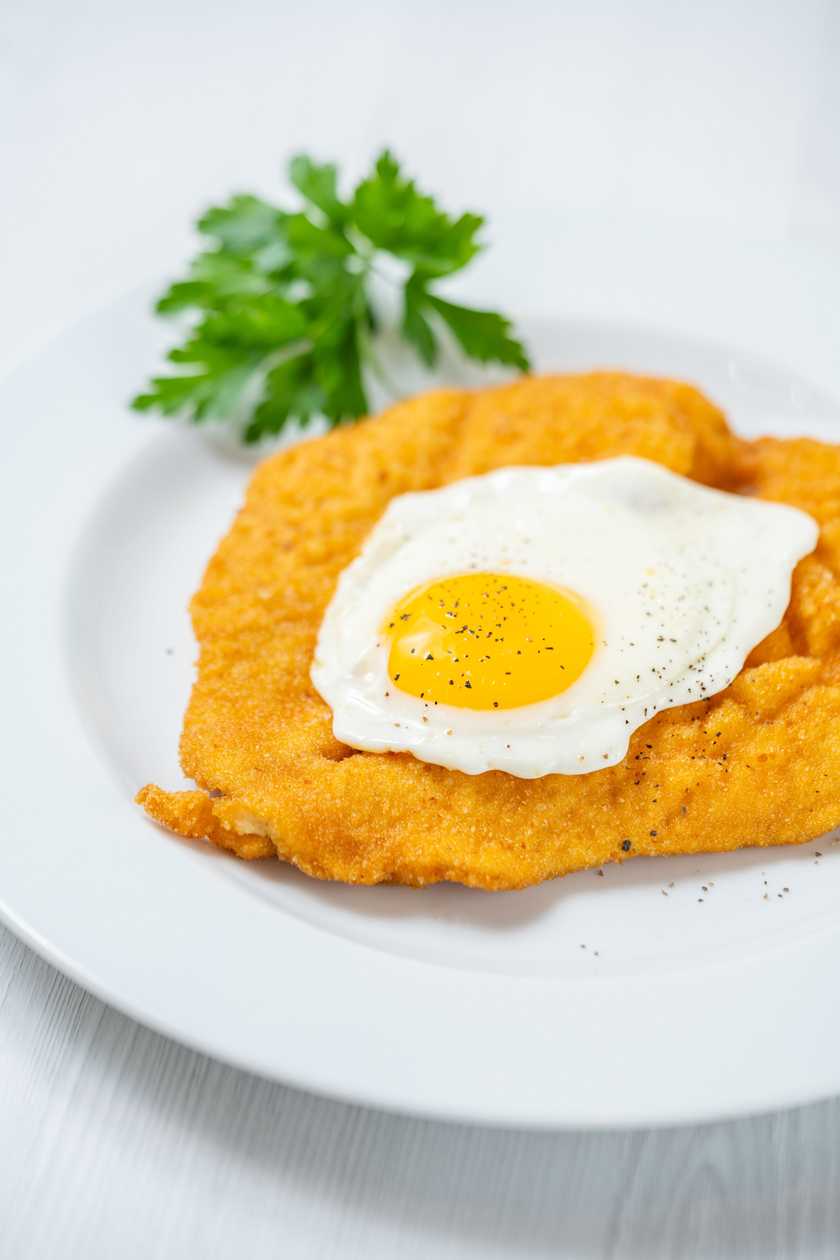 Schnitzel cu ou