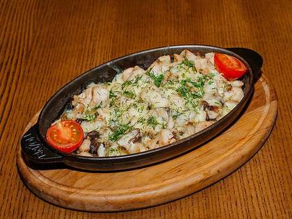 Курочка у вершках