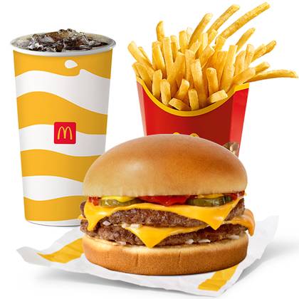 Meniu Maxi Dublu Cheeseburger