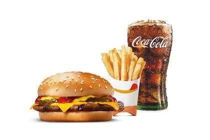 Cheeseburger meal