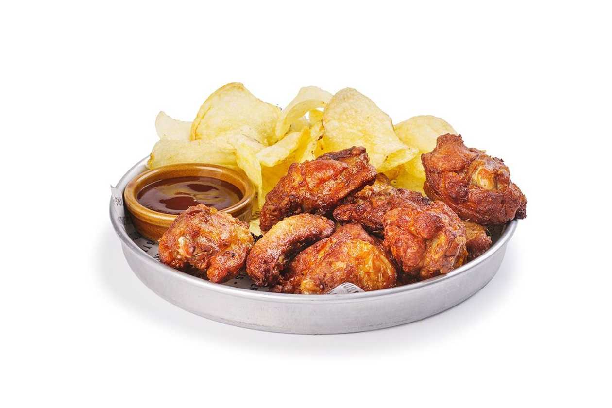Asinhas frango molho BBQ (8 uni)