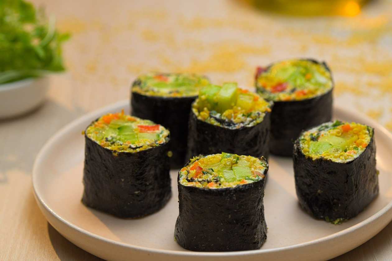 Quinoa and Nori Rolls