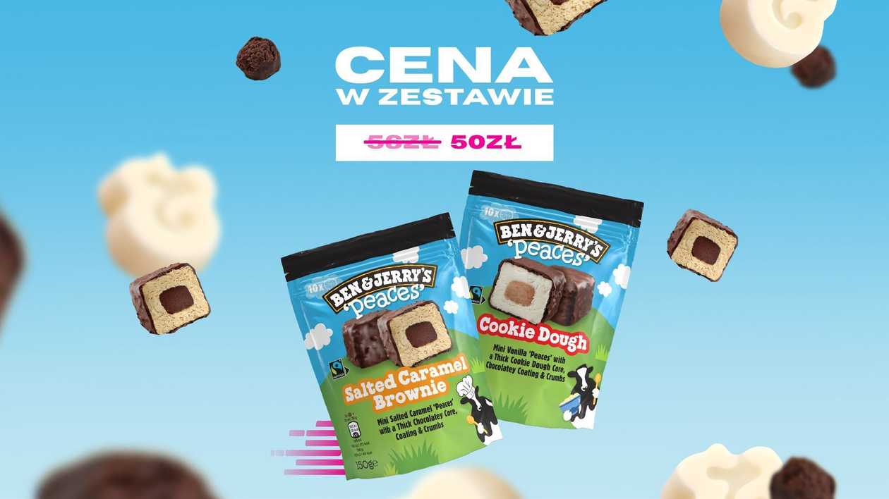 Zestaw 2 opakowań BEN&JERRY'S PEACES