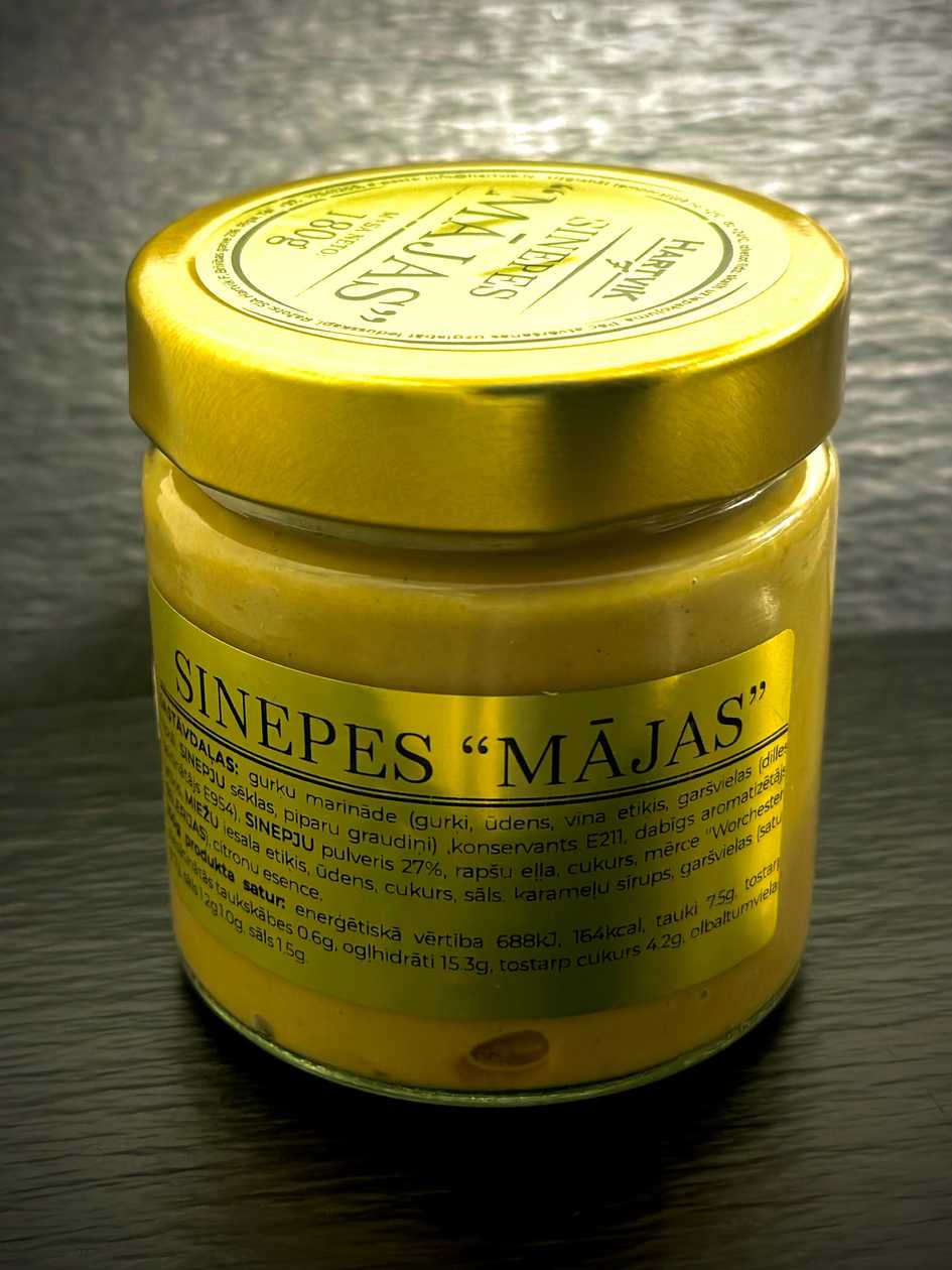"Mājas" sinepes (180g)