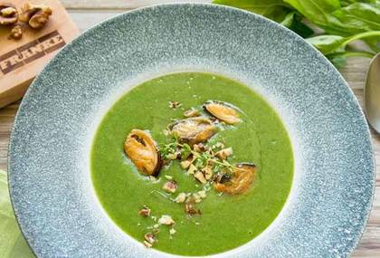 Шпинатний крем-суп