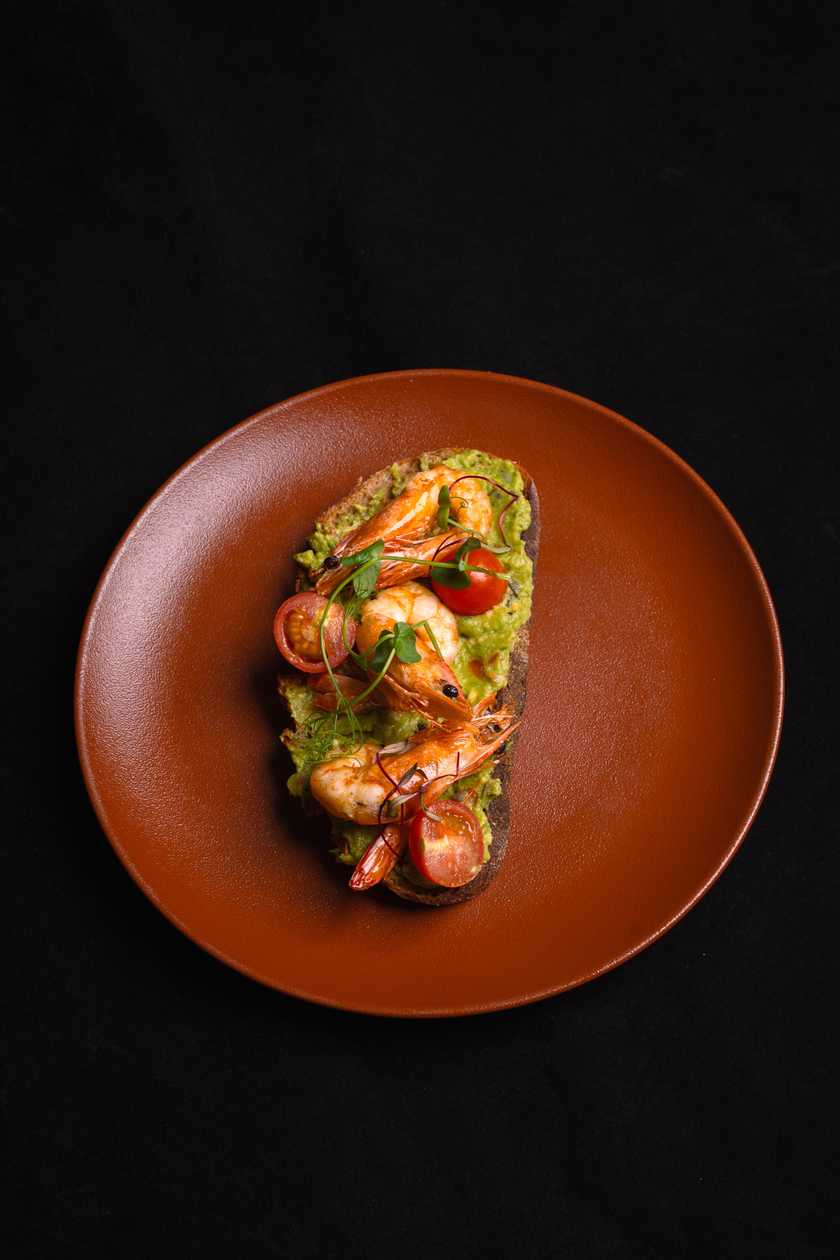 Bruschetta Guacomole