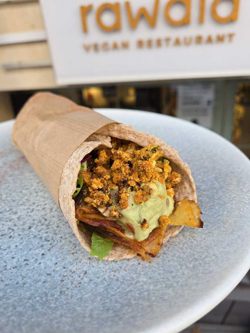 Crumble and Vegetable Wrap