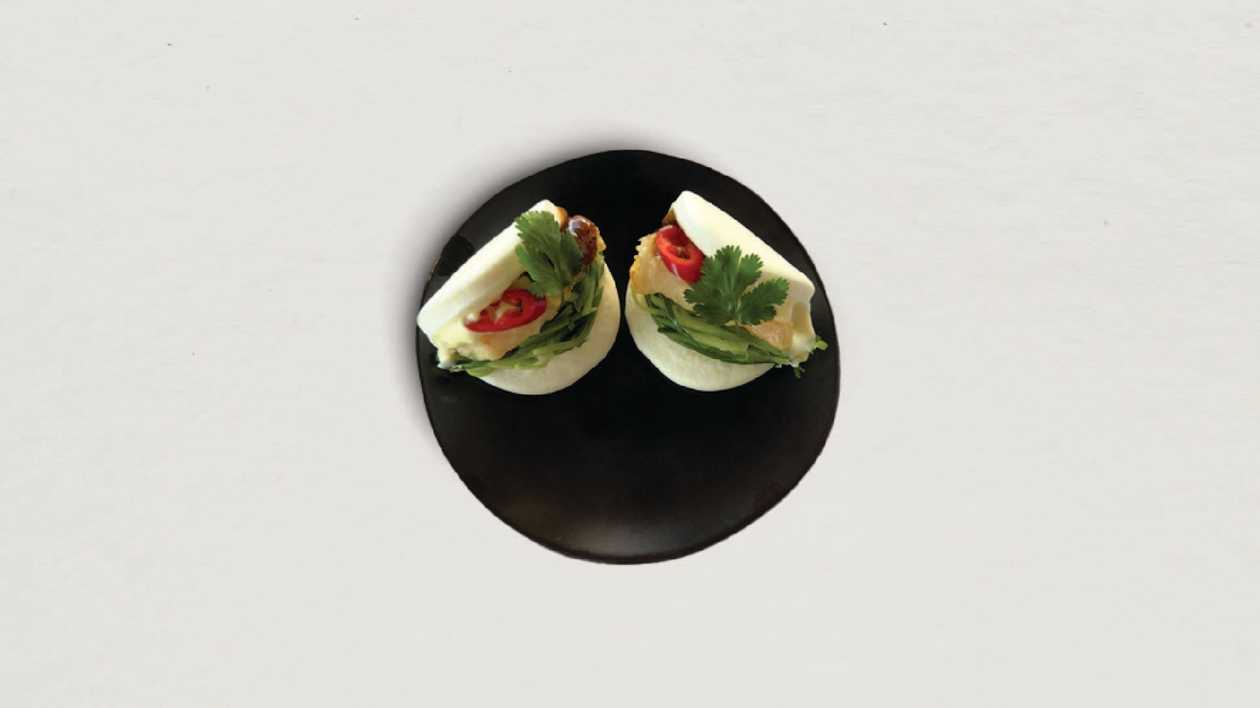 112. Tempura Prawn Bao Bun