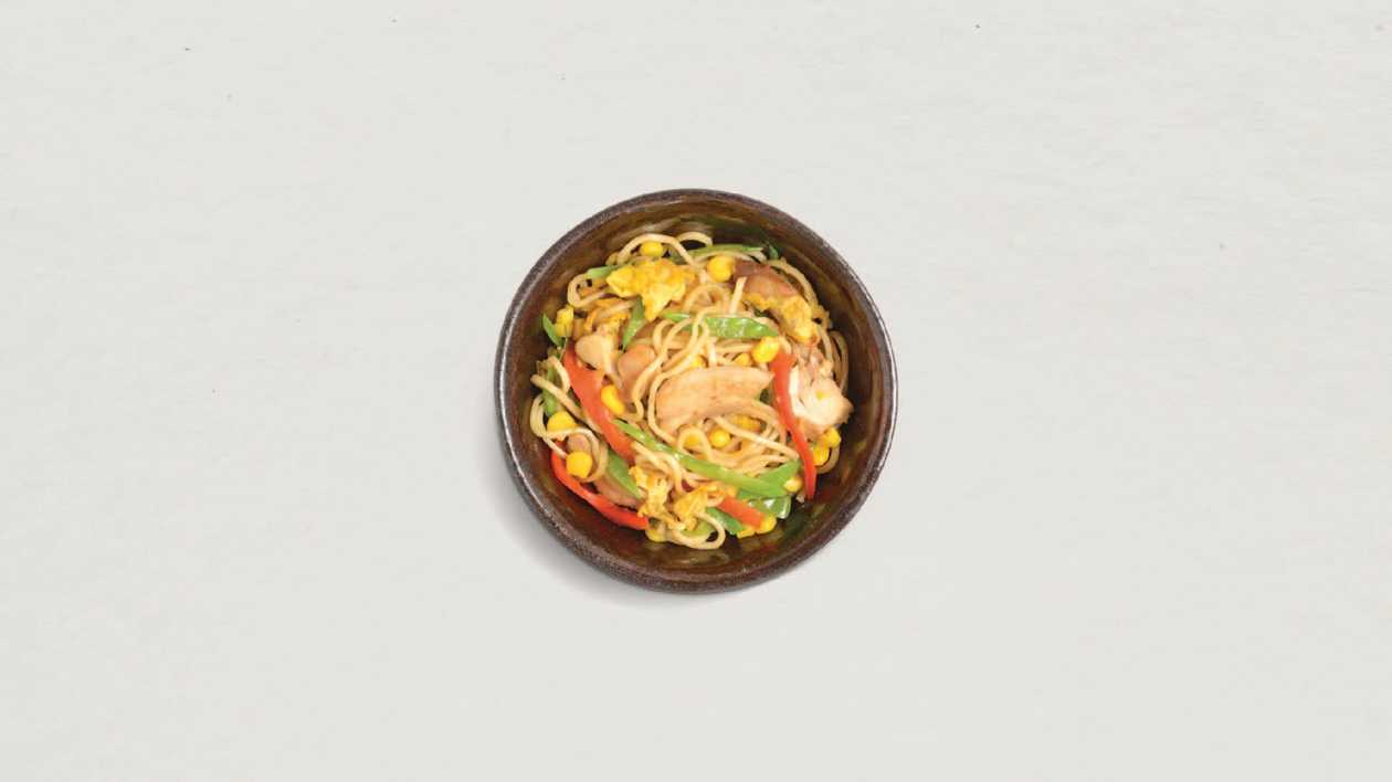 940. Mini Chicken Yaki Soba