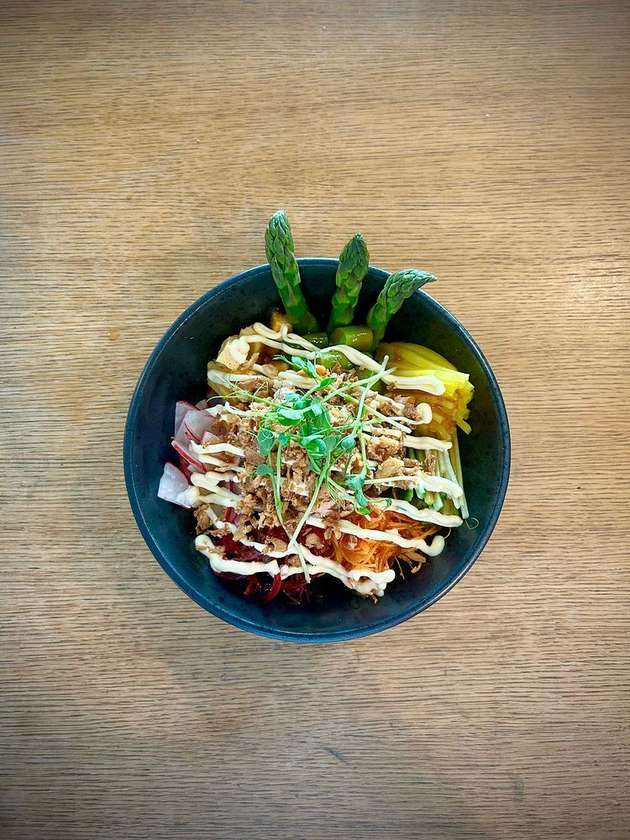 Saké Asupara bowl💚