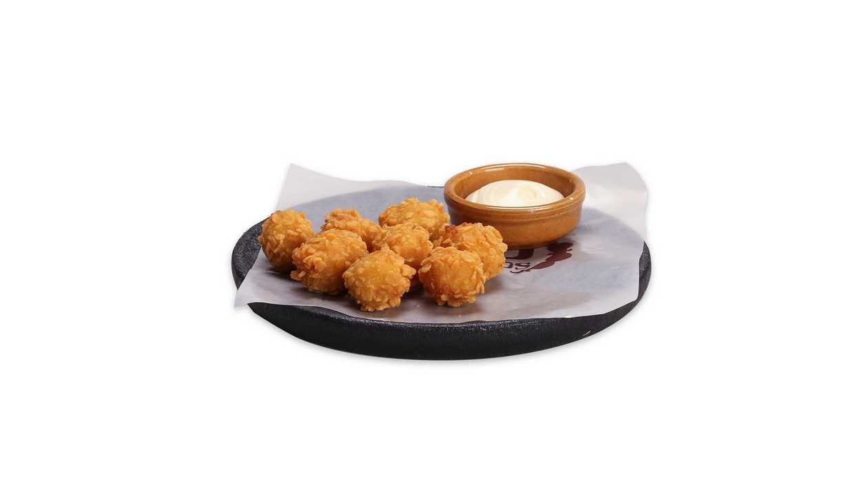 Crocantes de frango com molho maionese (7 uni)