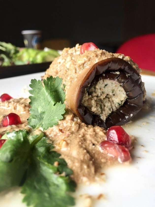 Рулет "Бадриджані" з баклажанів