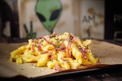 Potatoes with Cheddar and Bacon
