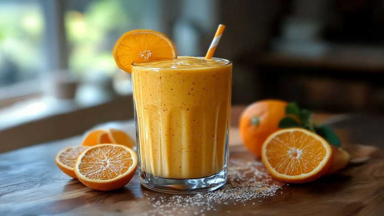 🍊 Orange Milkshake