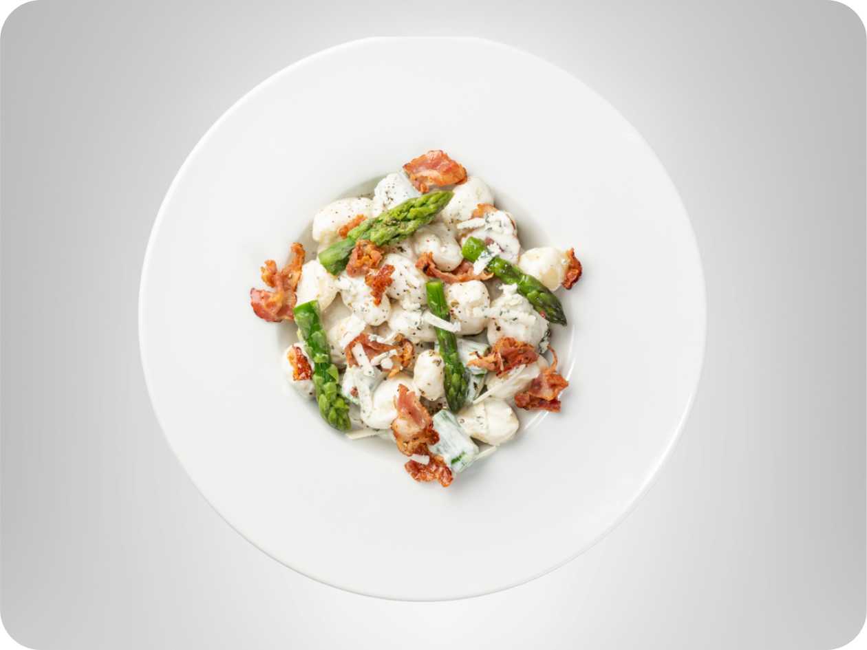 Gnocchi con asparagi