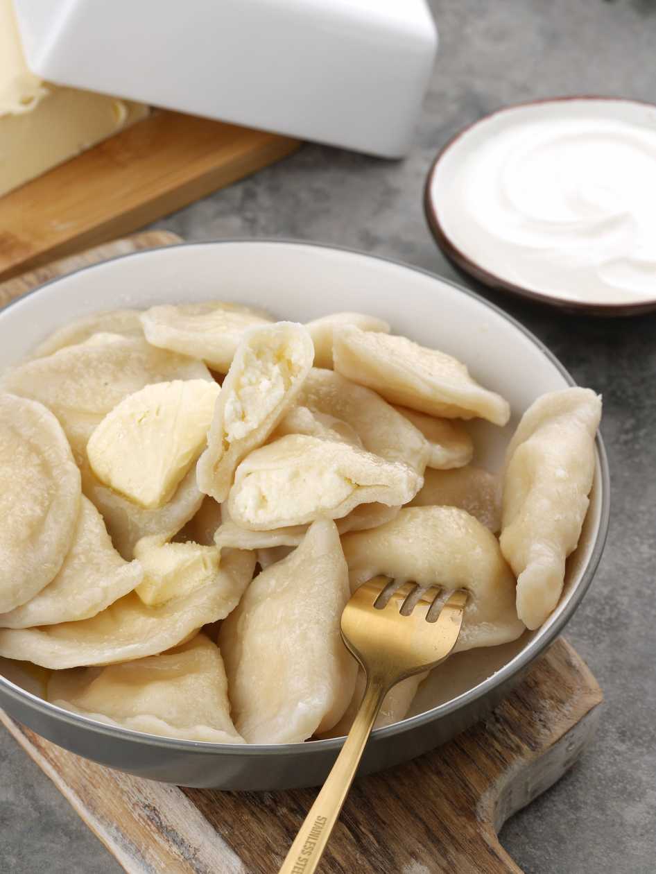 Frozen Varenyky with Sweet Cheese