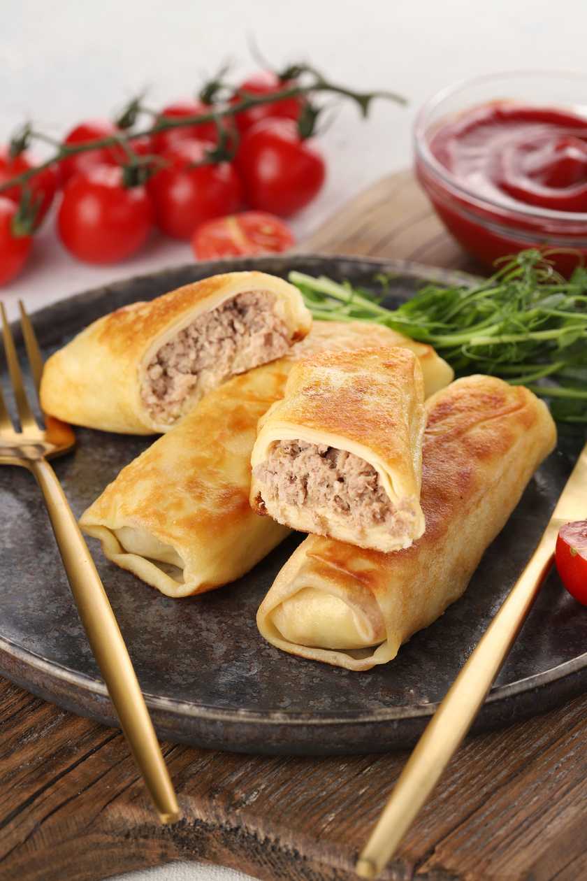 Frozen Meat Crepes