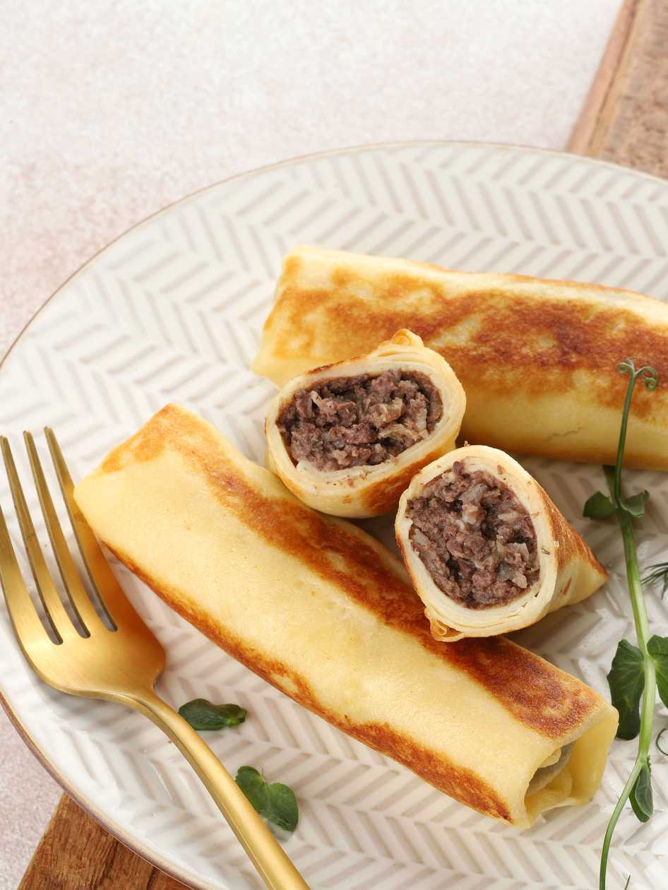 Frozen Crepes with Liver