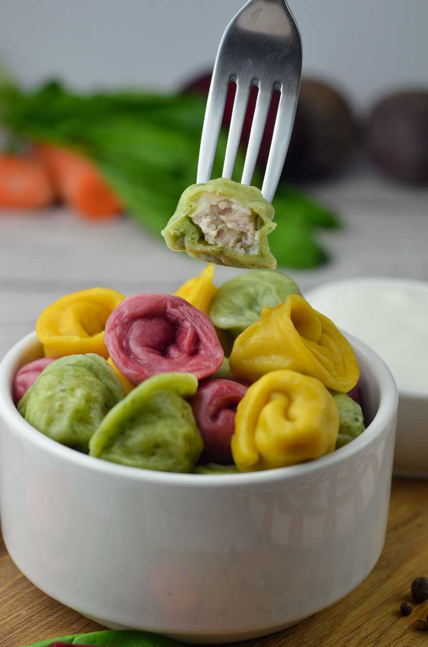 Frozen Colored Pelmeni