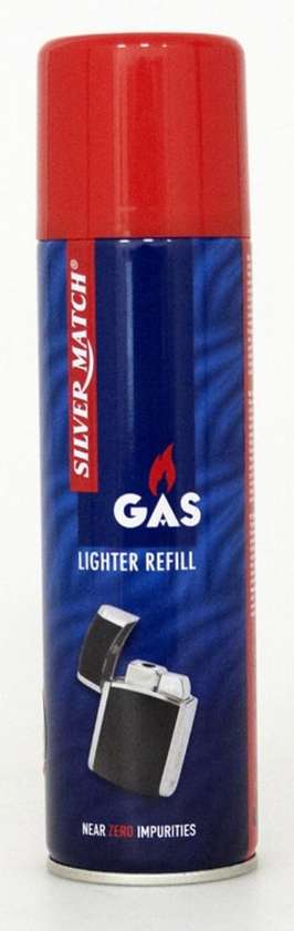 Silver match gas lighter refill 250ml