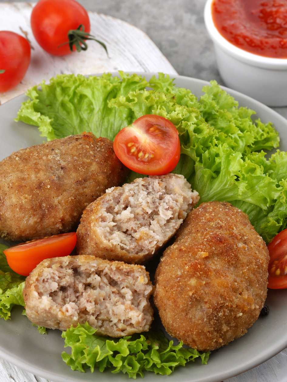 Frozen Pork and Beef Patties