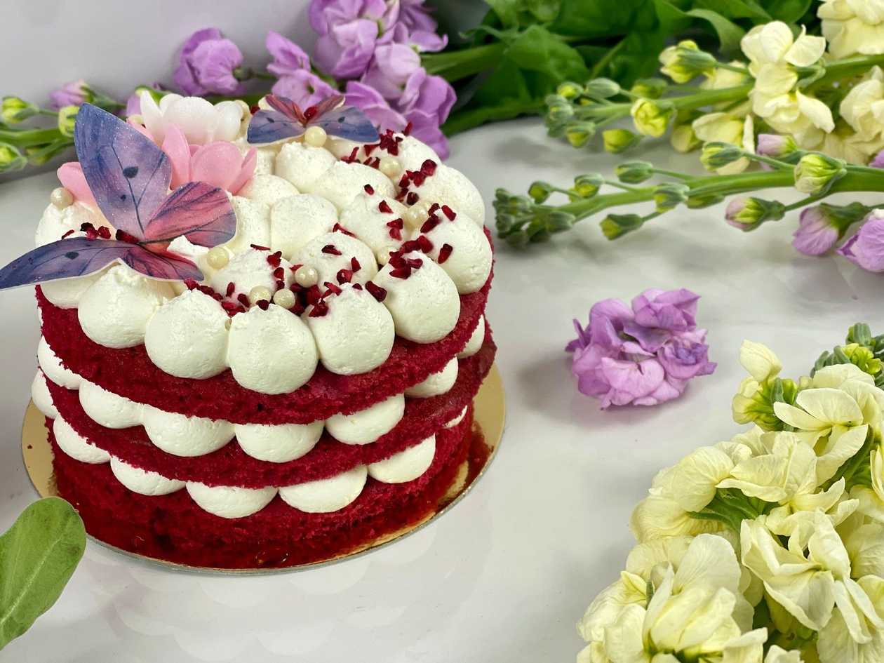 Mini "Red Velvet" Bento Cake