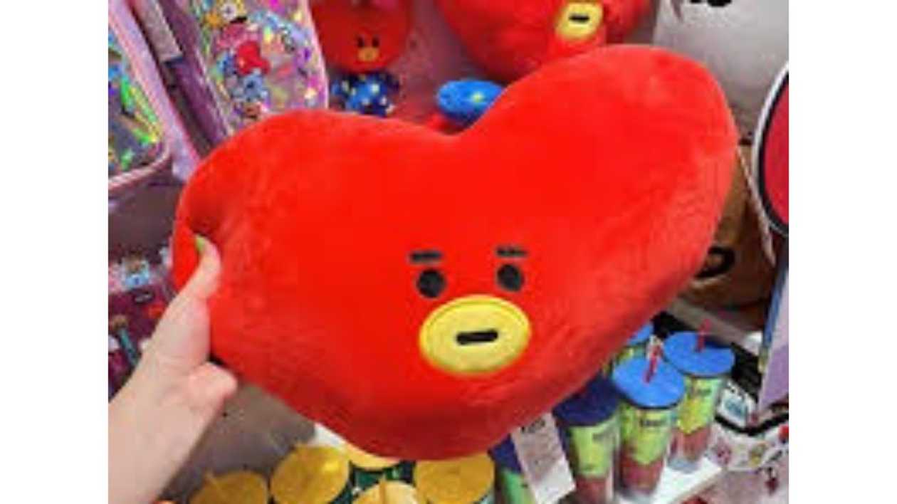 BT21 kolekcijas 40 cm galvas formas spilvens (TATA)