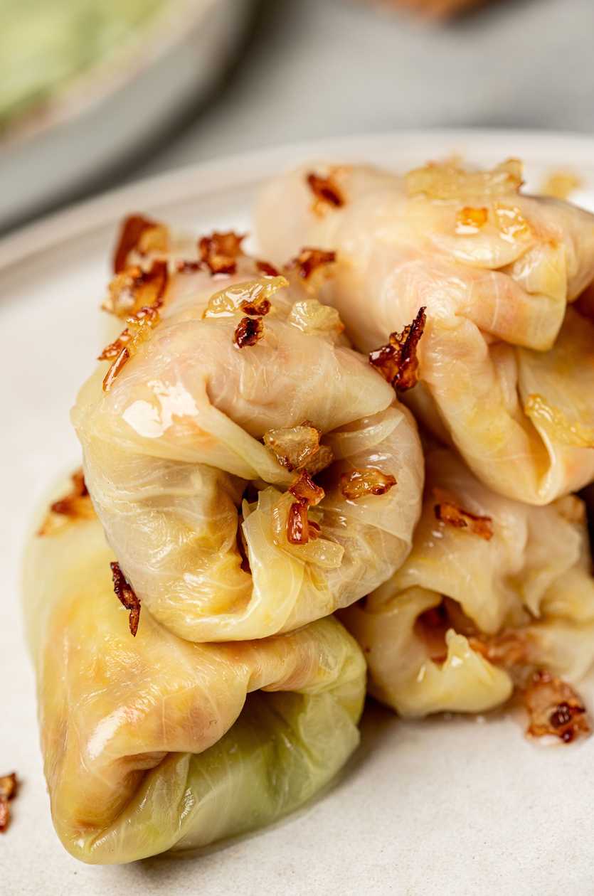 Frozen Cabbage Rolls with Veal and Beef
