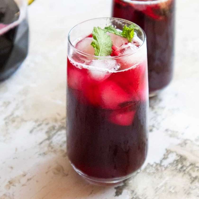 Fresh Hibiscus Juice