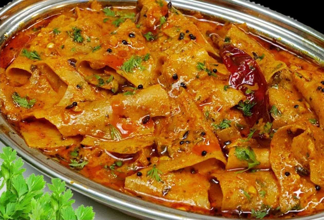 Papad ki sabji ( Rajasthani style)