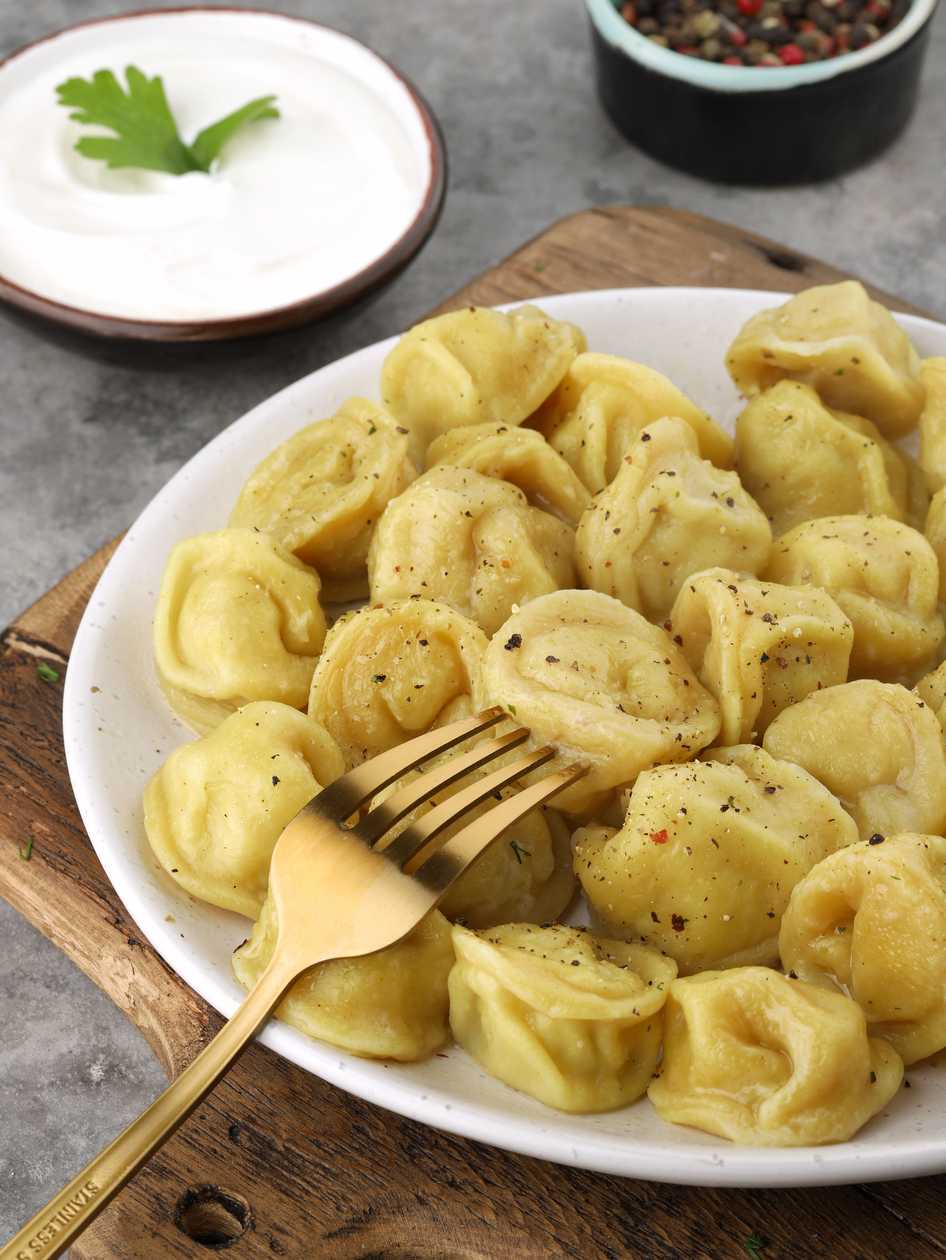 Frozen Chicken Pelmeni in Corn Flour