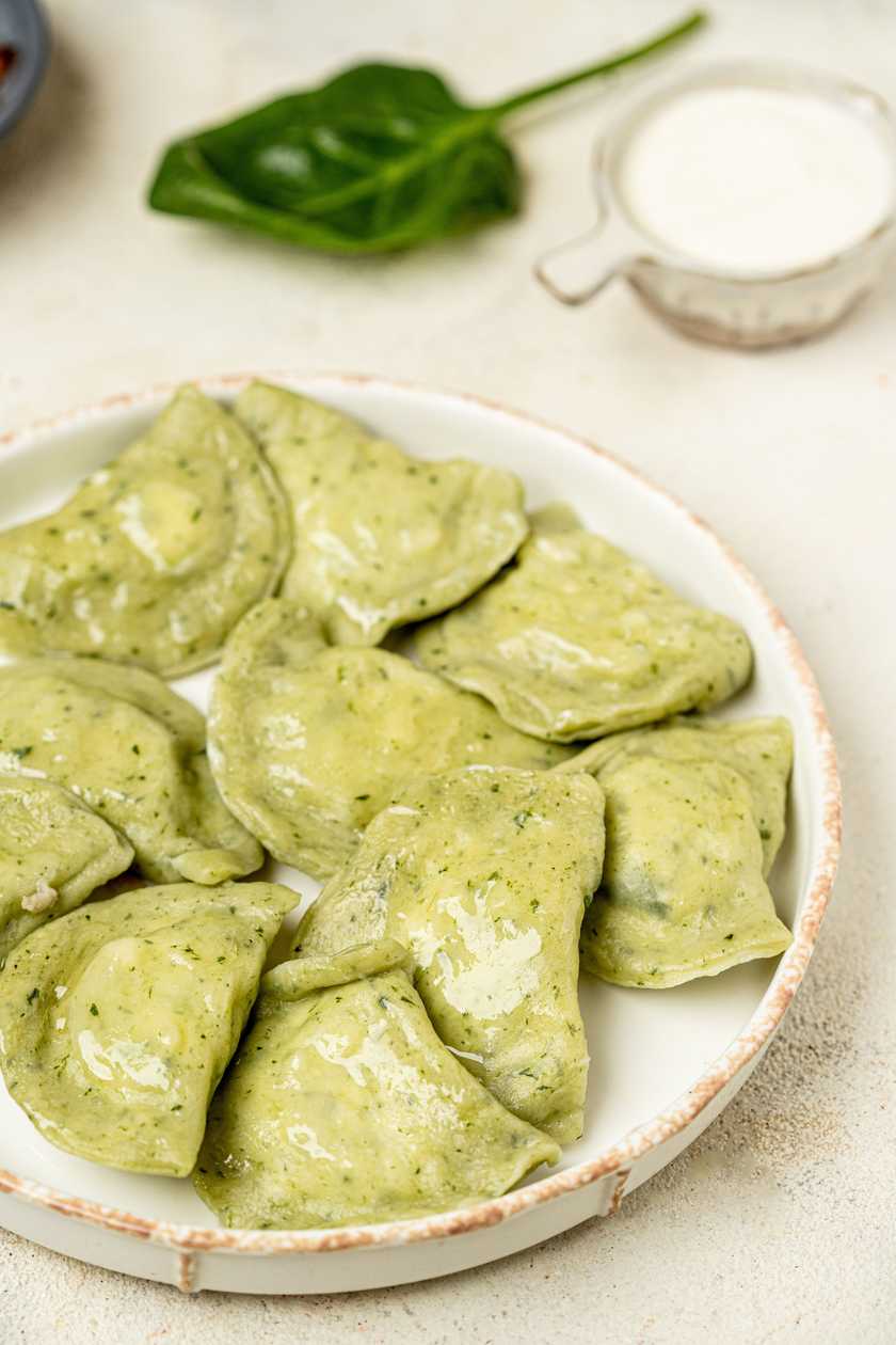 Frozen Varenyky with Spinach