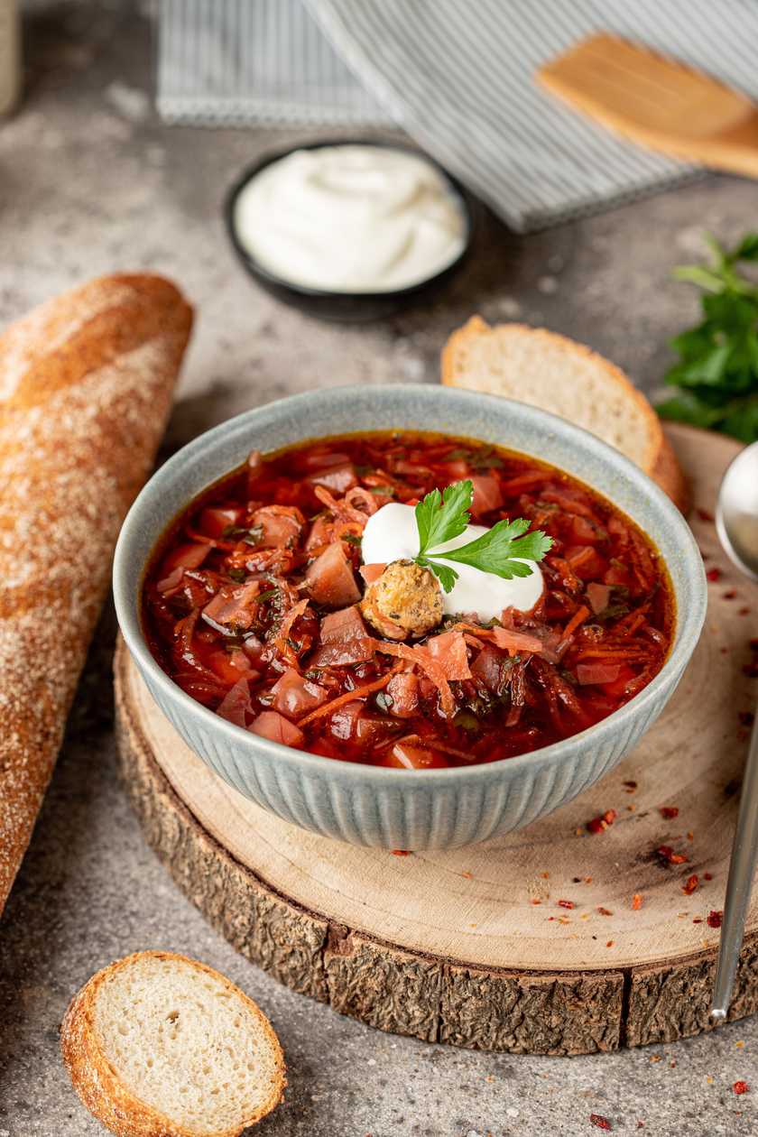 Frozen Ukrainian Borscht