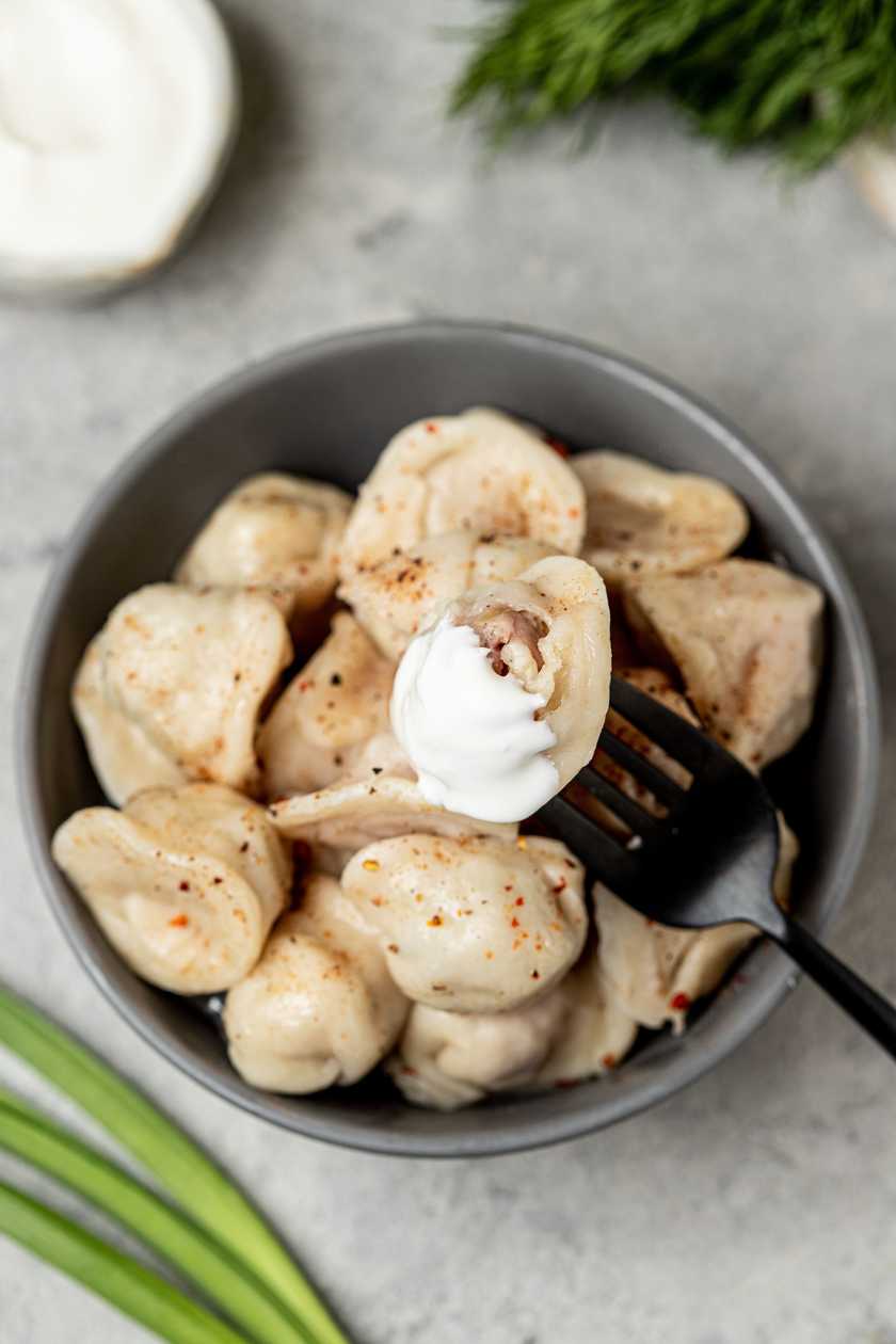 Frozen Dumplings with Pork and Chicken