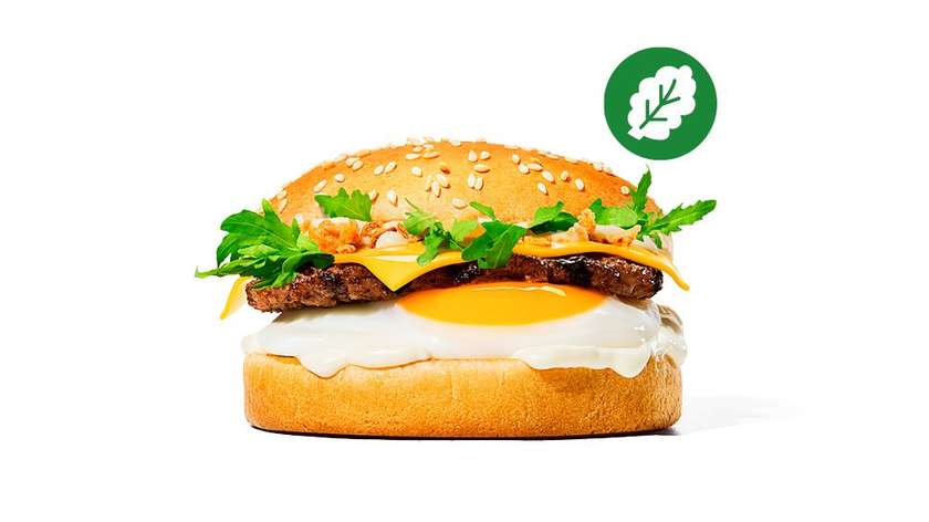 Snídaňový Plant-Based Burger