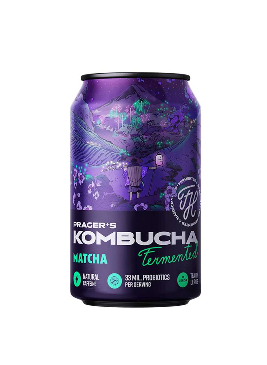 Kombucha Prager's Matcha 330ml