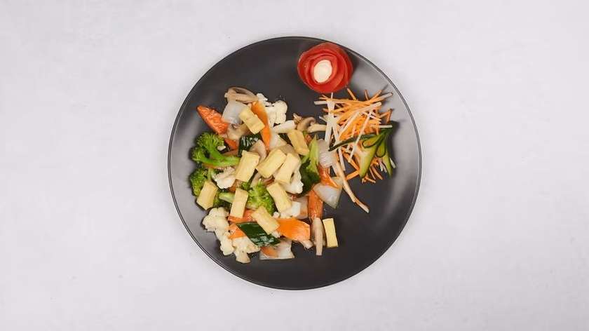 Vietnamské tofu na zelenine