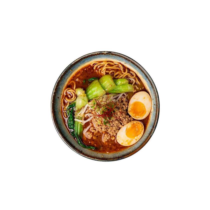 Spicy Tan Tan with minced meat