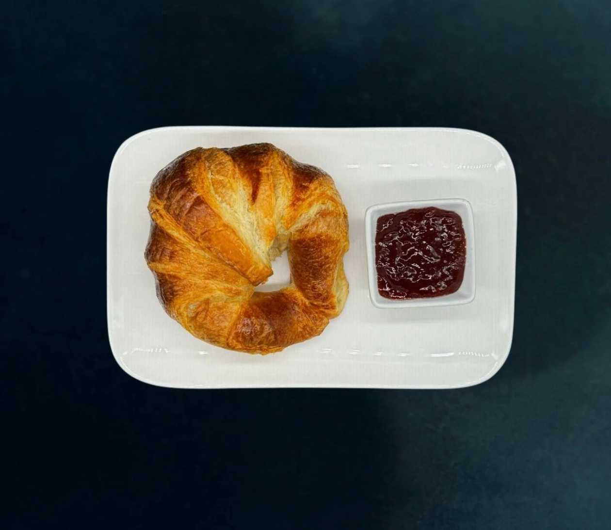 Croissant with Jam