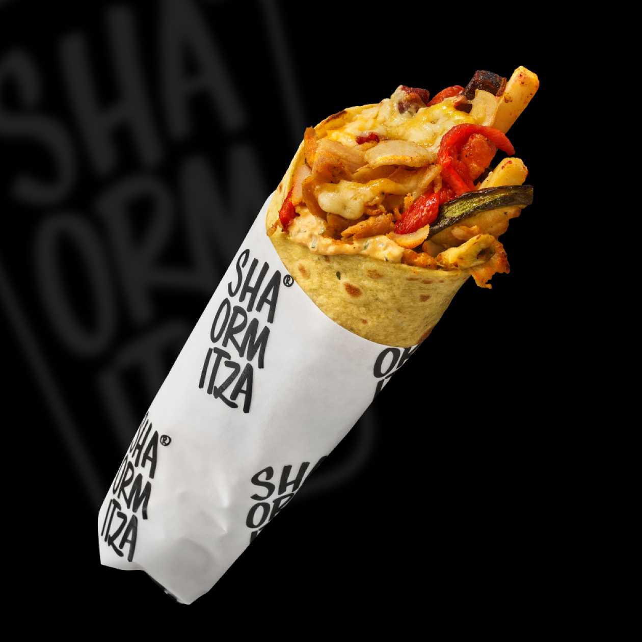 Cheesy falafel